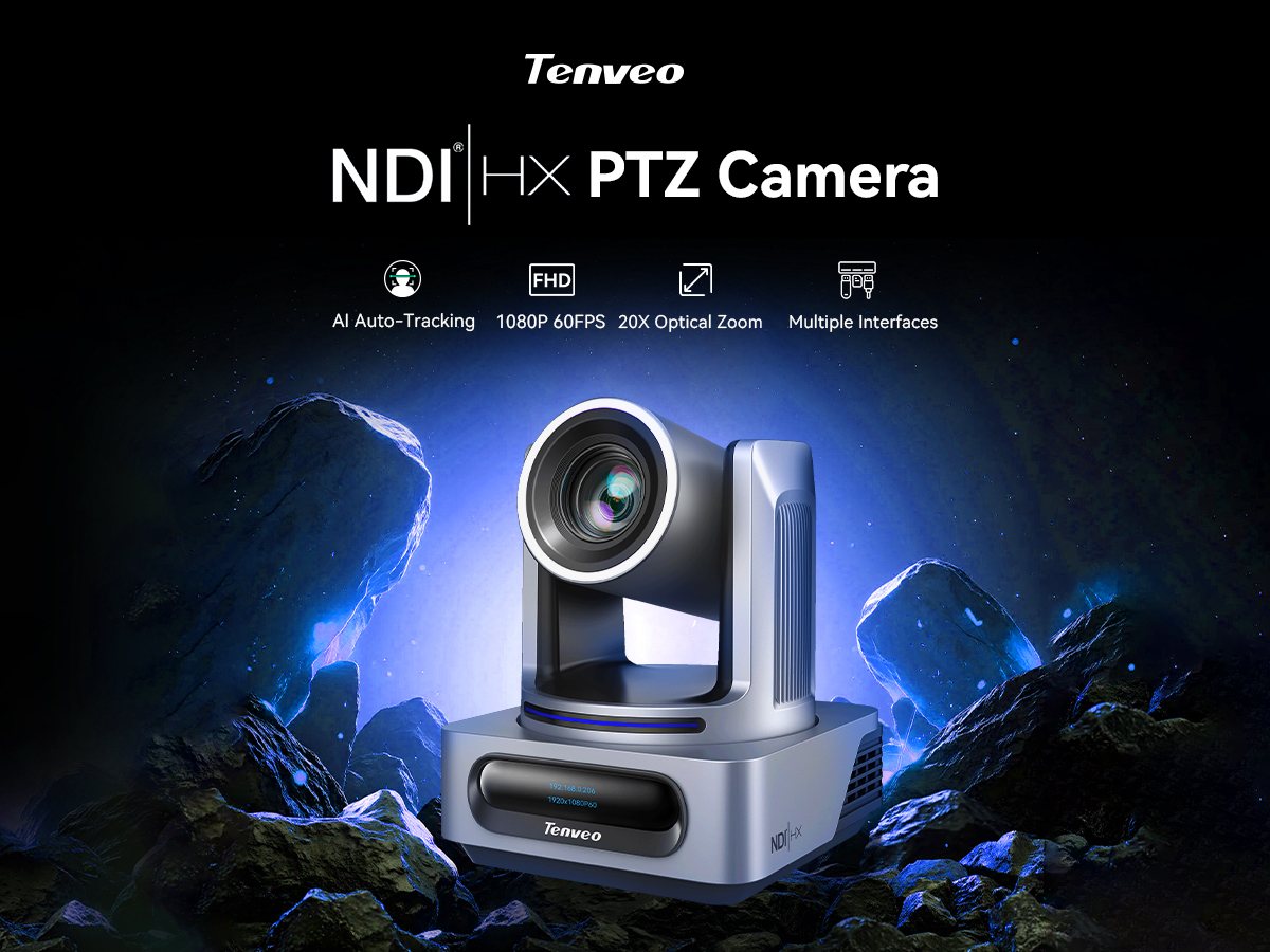 Amazon.com: Tenveo NDI PTZ Camera, AI Humanoid & Face Auto